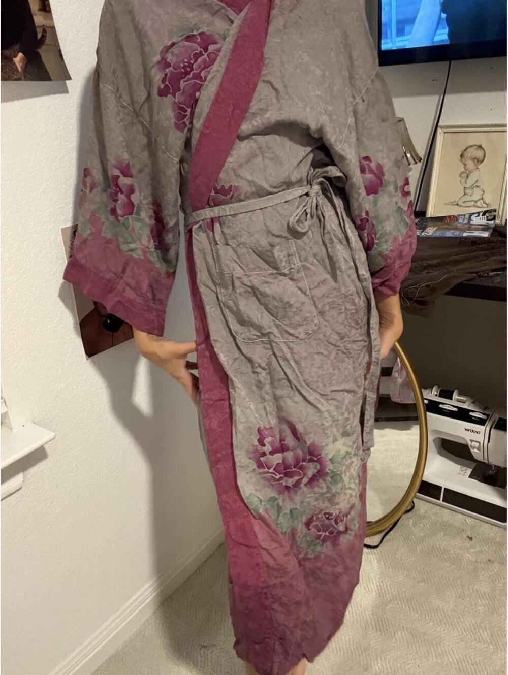 August Silk Women's Multi and Pink Rob